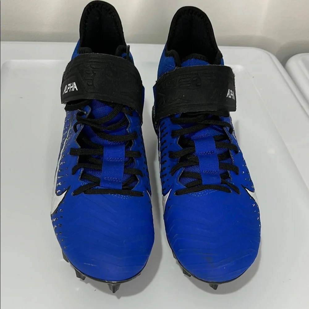 Nike Blue Black White Alpha Men's Football Cleats